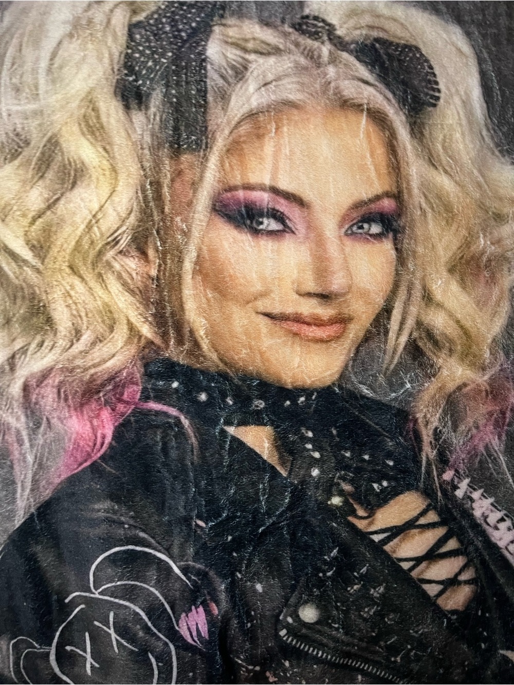 Alexa Bliss Wwe fan blanket